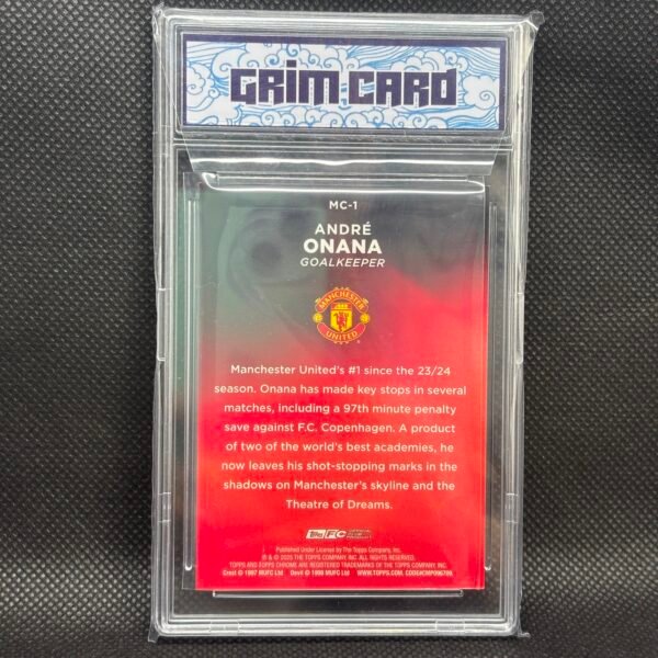 Andre Onana Limit 05/50 Manchester United Topps Chrome