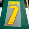 2026/2027 Nameset #7 Saka Arsenal Away Cup