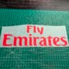 Sponsor Jersey Fly Emirates Merah