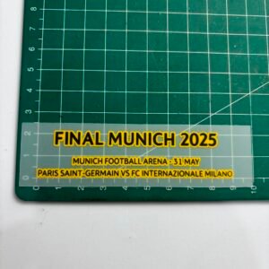 MDT Final Munich 2025 Paris Saint-Germain vs Inter Milan Hitam Kuning