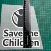 Sponsor Jersey Save The Children Hitam Putih