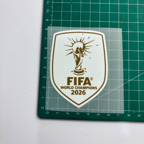 2026 Patch World Cup Champions WWC Putih