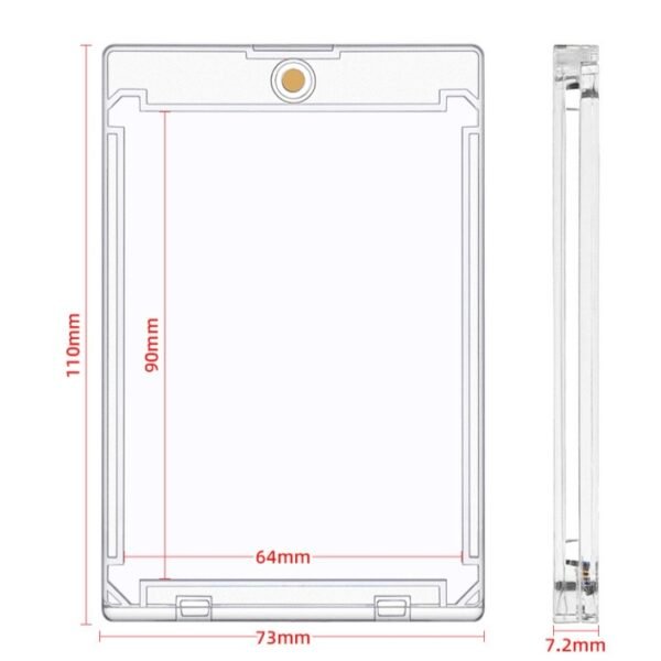 Magnetic Card Holder 130PT - Pelindung Kartu Extra Thick & Patch Cards