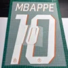 2026 Nameset #10 Mbappe Perancis Home