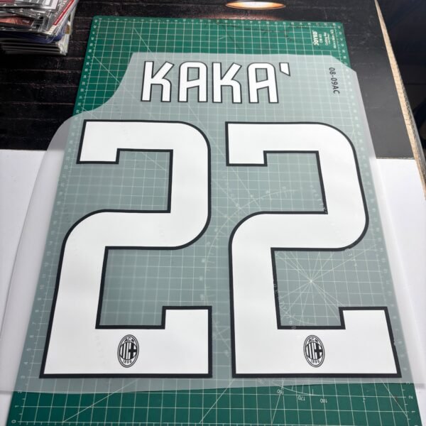 2008/2009 Nameset #22 Kaka AC Milan Home