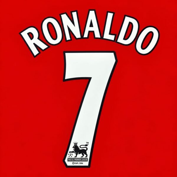 [Pre-Order] 1997-2007 Nameset Liga Inggris Putih