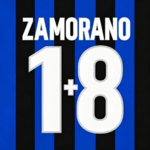 [Pre-Order] 1999/2000 Nameset #1+8 Zamorano Inter Milan Home