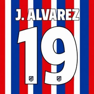 [Pre-Order] 2026/2027 Nameset Atletico Madrid Home Cup