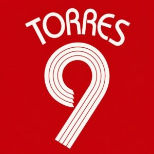 [Pre-Order] 2006/2007 Nameset #9 Torres Liverpool Home Cup