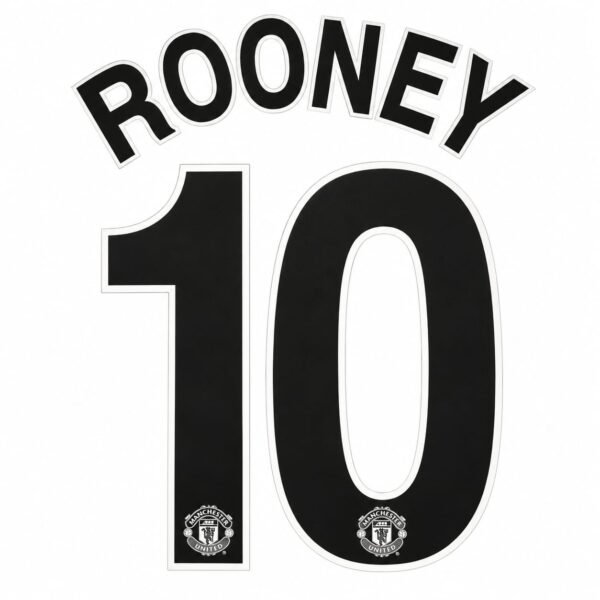 [Pre-Order] 2010/2011 Nameset #10 Rooney Manchester United Away Cup