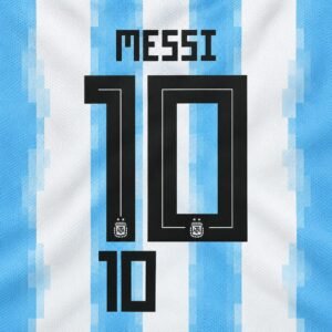 [Pre-Order] 2018 Nameset #10 Messi Argentina Home