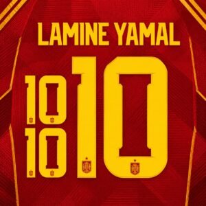 [Pre-Order] 2026 Nameset Spanyol Home Bintang 1