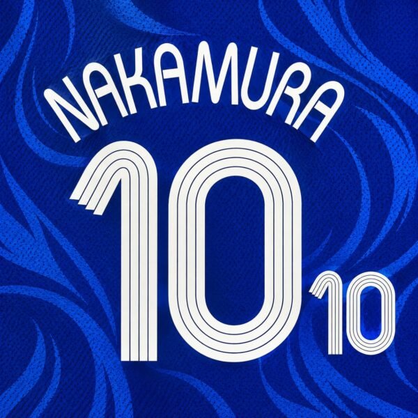 [Pre-Order] 2006 Nameset #10 Nakamura Jepang Home