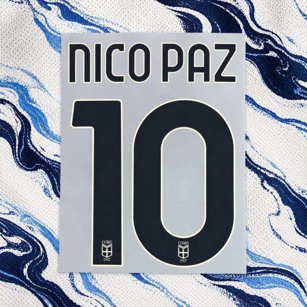 [Pre-Order] 2026/2027 Nameset #10 Nico Paz Como Away