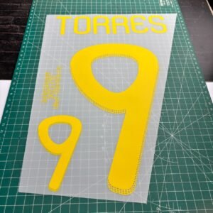 2010 Nameset #9 Torres Spanyol Home +MDT