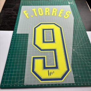 2004/2005 Nameset #9 F.Torres Atletico Madrid Home