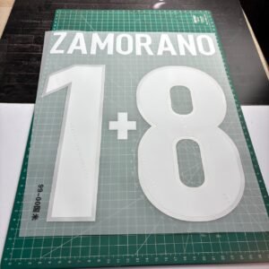 1999-2000 Nameset #1+8 Zamorano Inter Milan Home