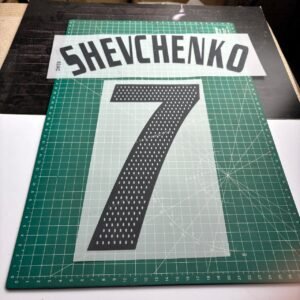 2002-2004 Nameset #7 Shevchenko AC Milan Away