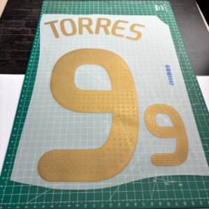 2008 Nameset #9 Torres Spanyol Home