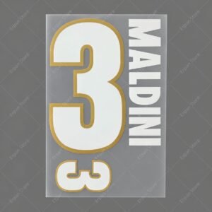 [Pre-Order] 1996 Nameset #3 Maldini Italia Home
