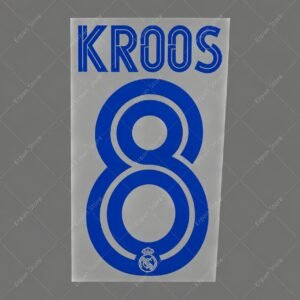 [Pre-Order] 2020/2021 Nameset #8 Kroos Real Madrid Home