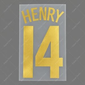 [Pre-Order] 2005/2006 Nameset #14 Henry Arsenal Cup