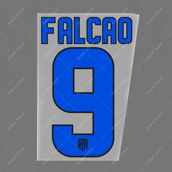 [Pre-Order] 2012/2013 Nameset #9 Falcao Atletico Madrid Home