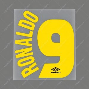 [Pre-Order] 1997/1998 Nameset #9 Ronaldo Inter Milan Third