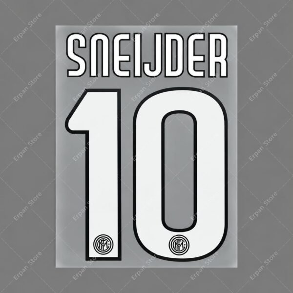 [Pre-Order] 2009-2012 Nameset #10 Sneijder Inter Milan Home