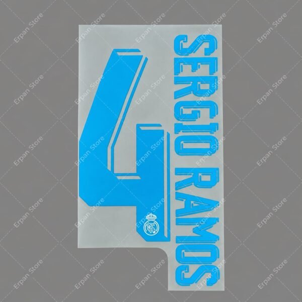 [Pre-Order] 2017/2018 Nameset #4 Sergio Ramos Real madrid Home