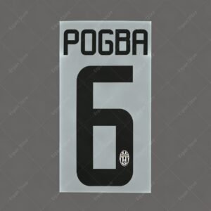 [Pre-Order] 2014/2015 Nameset #6 Pogba Juventus Home