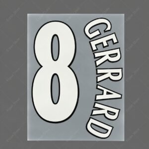 [Pre-Order] 2004/2005 Nameset #8 Gerrard Liverpool Home Cup