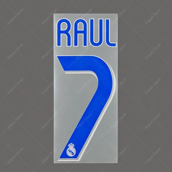 [Pre-Order] 2006/2007 Nameset #7 Raul Real Madrid Home