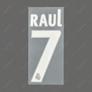 [Pre-Order] 2005/2006 Nameset #7 Raul Real Madrid Away