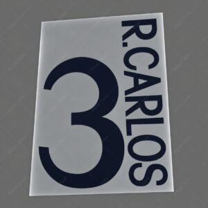 [Pre-Order] 1998-2000 Nameset #3 R.Carlos Real Madrid Home