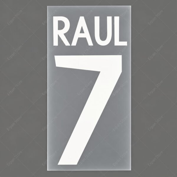 [Pre-Order] 1998-2000 Nameset #7 Raul Real Madrid Away