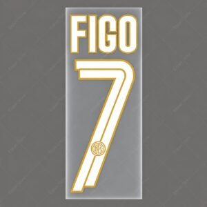 [Pre-Order] 2007/2008 Nameset #7 Figo Inter Milan Home