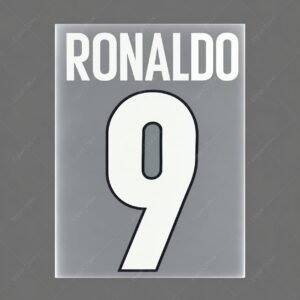 [Pre-Order] 1998/1999 Nameset #9 Ronaldo Inter Milan Home