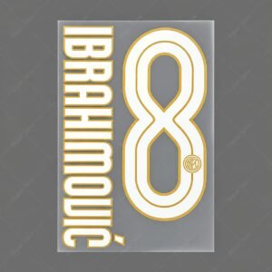 [Pre-Order] 2007/2008 Nameset #8 Ibrahimovic Inter Milan Home