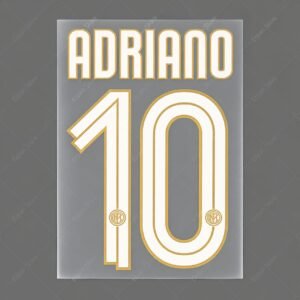 [Pre-Order] 2007/2008 Nameset #10 Adriano Inter Milan Home