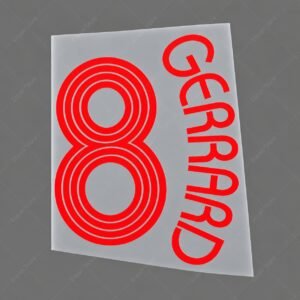 [Pre-Order] 2006/2007 Nameset #8 Gerrard Liverpool Home Cup