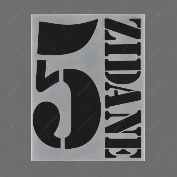 [Pre-Order] 2001-2003 Nameset #5 Zidane Real Madrid Home