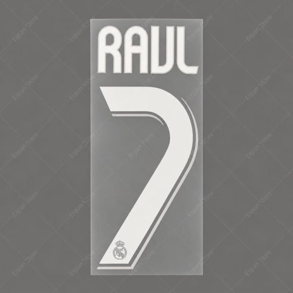 [Pre-Order] 2006/2007 Nameset #7 Raul Real Madrid Away