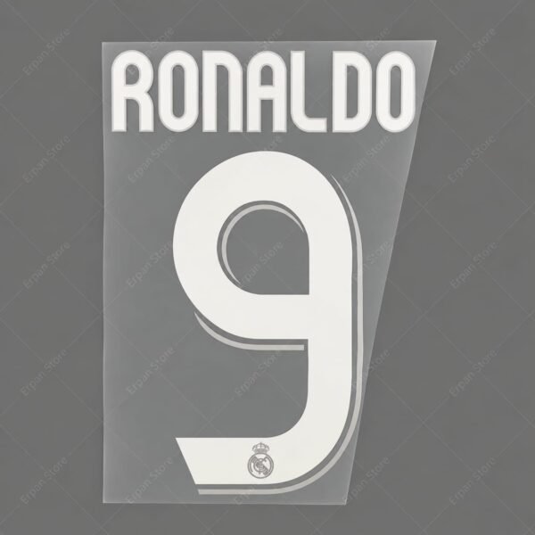 [Pre-Order] 2006/2007 Nameset #9 Ronaldo Real Madrid Away