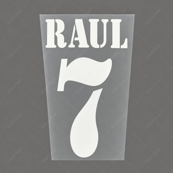 [Pre-Order] 2001-2003 Nameset #7 Raul Real Madrid Away