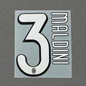 [Pre-Order] 2009/2010 Nameset #3 Maldini AC Milan Home