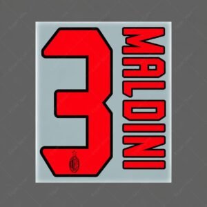 [Pre-Order] 2006/2007 Nameset #3 Maldini AC Milan Away