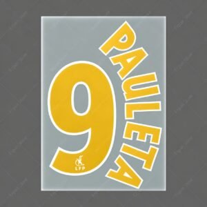 [Pre-Order] 2006/2007 Nameset #9 Pauleta PSG Away Liga