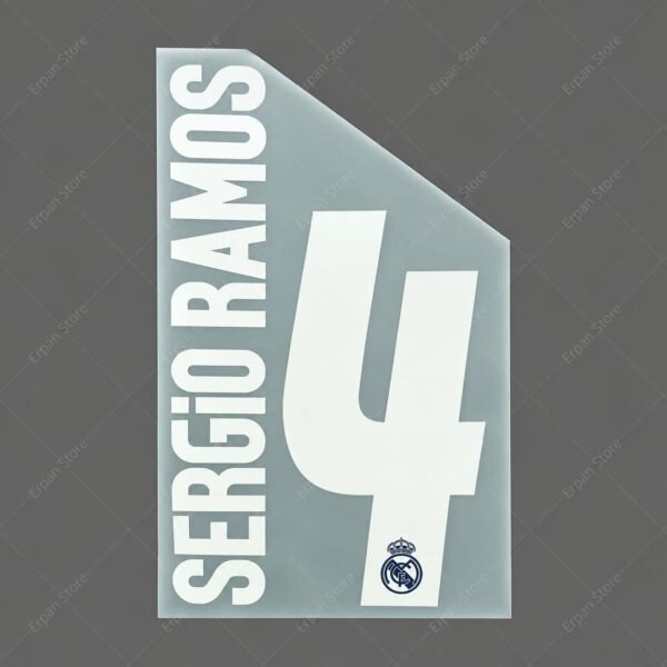 [Pre-Order] 2016/2017 Nameset #4 Sergio Ramos Real Madrid Away