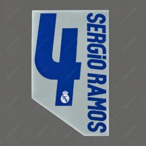 [Pre-Order] 2016/2017 Nameset #4 Sergio Ramos Real Madrid Home